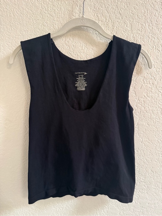 Free People Tops - Free People Black Scoop Neck Tank Top